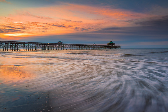 Folly Beach at Sunrise