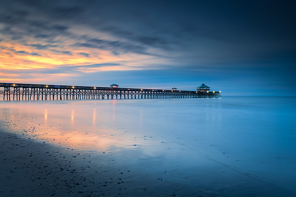 Pier in the Blue