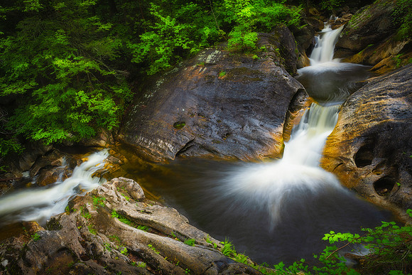 Kent Middle Falls in Spring